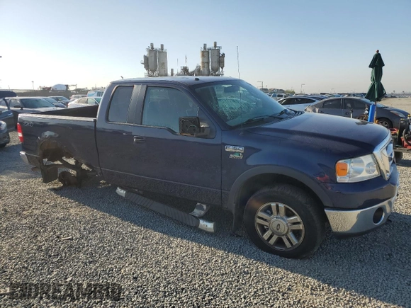 2008 Ford F-150 XLT with VIN 1FTPX14V58FB06071, listed as a Copart auction lot 52640565 with 222,783 mi miles and Salvage title. Bid and sale history available at DreamBid. Image 4.