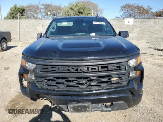 2023 Chevrolet Silverado 1500 Custom with VIN 3GCPDBEK1PG114913, listed as a Copart auction lot 45879175 with Not Provided miles and Salvage Title. Bid and sale history available at DreamBid. Image 5.