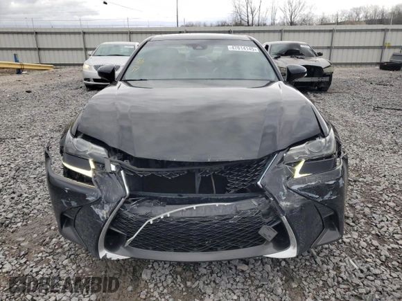 2016 Lexus GS 350 with VIN JTHBZ1BL7GA003900, listed as a Copart auction lot 47614145 with 191,358 mi miles and Salvage title. Bid and sale history available at DreamBid. Image 5.