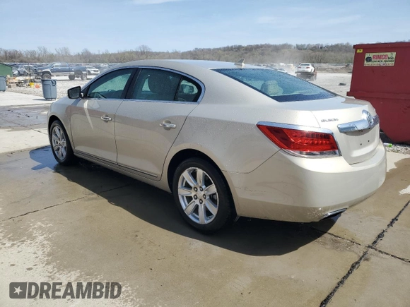 2012 Buick LaCrosse Leather z VIN 1G4GC5E30CF138060, wystawiony jako Copart lot #51160135 z przebiegiem 118 056 mil mil oraz Szkoda całkowita • Salvage title. Historia ofert i sprzedaży dostępna na DreamBid. Obrazek 2.