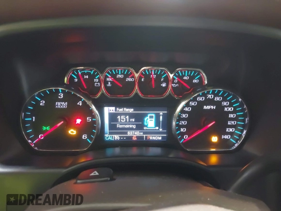 2016 Chevrolet Silverado 1500 High Country with VIN 3GCUKTEC8GG221707, listed as a IAAI auction lot 41587628 with 63,740 mi miles and . Bid and sale history available at DreamBid. Image 7.