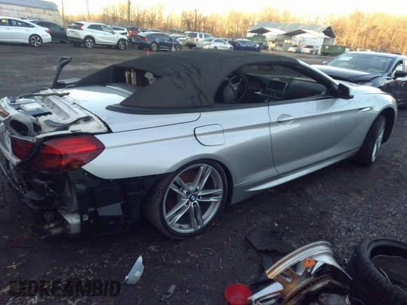 2014 BMW 6 Series 650i with VIN WBAYP9C51ED169287, listed as a IAAI auction lot 32308859 with 48,680 mi miles and . Bid and sale history available at carsss.com. Image 4.