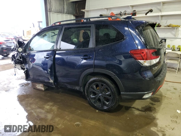 2020 Subaru Forester Special Sports with VIN JF2SKALC0LH556556, listed as a Copart auction lot 58567225 with 70,612 mi miles and Salvage title. Bid and sale history available at DreamBid. Image 2.