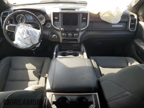 2019 Ram 1500 Big Horn with VIN 1C6SRFFT1KN856276, listed as a Copart auction lot 77247224 with 62,049 mi miles and Salvage title. Bid and sale history available at DreamBid. Image 8.