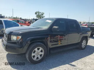 2007 Honda Ridgeline RTL w/Leather with VIN 2HJYK16547H546002, listed as a Copart auction lot 53057595 with 223,748 mi miles and Salvage Title. Bid and sale history available at carsss.com. Image 1.