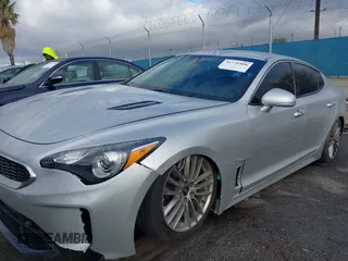 2018 Kia Stinger with VIN KNAE15LA0J6021379, listed as a IAAI auction lot 41731806 with 36,053 mi miles. Bid and sale history available at carsss.com. Image 6.