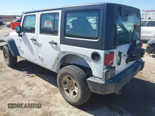 2016 Jeep Wrangler Unlimited Sport RHD with VIN 1C4BJWKG8GL307220, listed as a IAAI auction lot 41646544 with 201,199 mi miles and . Bid and sale history available at DreamBid. Image 3.