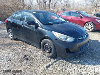 2012 Hyundai Accent GLS with VIN KMHCT4AE4CU205853, listed as a IAAI auction lot 41675395 with 205,857 mi miles. Bid and sale history available at carsss.com. Image 1.