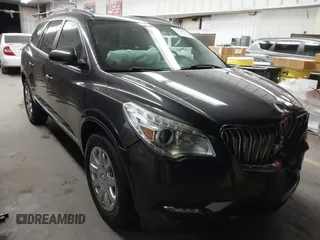 2015 Buick Enclave Leather with VIN 5GAKVBKD0FJ317593, listed as a IAAI auction lot 41510185 with 124,647 mi miles and . Bid and sale history available at carsss.com. Image 1.