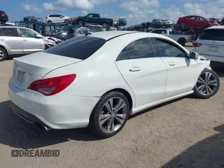 2016 Mercedes-Benz CLA with VIN WDDSJ4EB8GN367433, listed as a IAAI auction lot 41948024 with 154,132 mi miles. Bid and sale history available at carsss.com. Image 4.