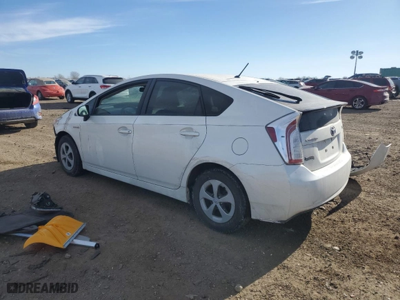 2012 Toyota Prius One with VIN JTDKN3DU9C5519564, listed as a Copart auction lot 42374055 with 106,513 mi miles and Salvage Title. Bid and sale history available at carsss.com. Image 2.
