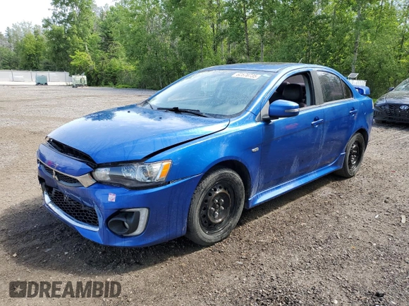 2016 Mitsubishi Lancer GT with VIN JA32U8FW6GU602331, listed as a Copart auction lot 62576735 with 128,454 mi miles and Salvage title. Bid and sale history available at DreamBid. Image 1.