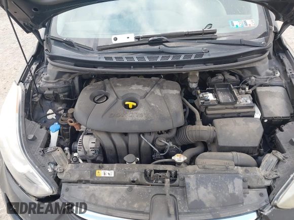 2013 Hyundai Elantra GLS z VIN 5NPDH4AE0DH330631, wystawiony jako IAAI lot #42263667 z przebiegiem 61 295 mil mil oraz . Historia ofert i sprzedaży dostępna na DreamBid. Obrazek 10.