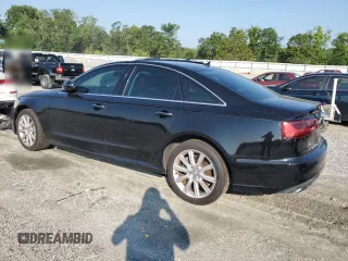 2016 Audi A6 Premium Plus with VIN WAUFMAFC1GN000735, listed as a Copart auction lot 60541845 with 54,537 mi miles and Salvage title. Bid and sale history available at DreamBid. Image 2.