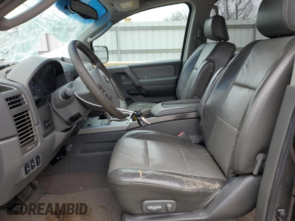 2005 Nissan Titan SE with VIN 1N6BA07B35N553844, listed as a Copart auction lot 45569885 with 156,912 mi miles and Salvage Title. Bid and sale history available at DreamBid. Image 7.