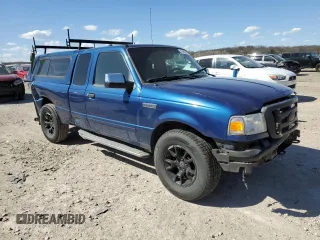 2008 Ford Ranger XLT with VIN 1FTZR45E28PA92675, listed as a Copart auction lot 49860585 with Not Provided miles and Salvage Title. Bid and sale history available at DreamBid. Image 4.
