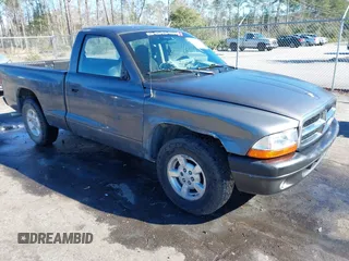 2001 Dodge Dakota with VIN 1B7FL26X91S342103, listed as a IAAI auction lot 41277465 with 157,993 mi miles. Bid and sale history available at carsss.com. Image 1.