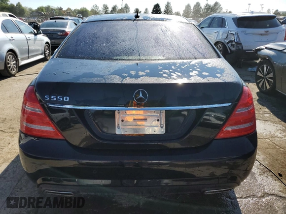 2011 Mercedes-Benz S S 550 with VIN WDDNG7BB9BA388468, listed as a Copart auction lot 43730595 with Not Provided miles and Non Repairable. Bid and sale history available at carsss.com. Image 6.