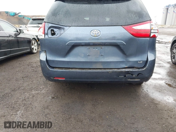 2015 Toyota Sienna LE AAS with VIN 5TDKK3DC6FS624643, listed as a IAAI auction lot 41919475 with Not Provided miles and . Bid and sale history available at DreamBid. Image 18.