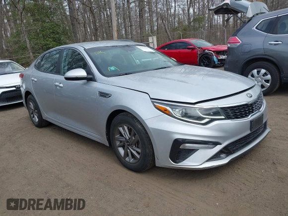 2020 Kia Optima LX with VIN 5XXGT4L30LG392371, listed as a IAAI auction lot 41951157 with 88,491 mi miles. Bid and sale history available at carsss.com. Image 1.