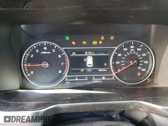 2022 Kia Sorento LX with VIN 5XYRG4LC2NG125907, listed as a Copart auction lot 42705195 with 49,529 mi miles and Salvage Title. Bid and sale history available at carsss.com. Image 9.