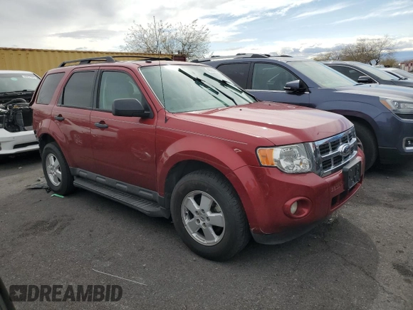 2012 Ford Escape XLT with VIN 1FMCU9D76CKC02424, listed as a Copart auction lot 48905325 with 111,347 mi miles and Salvage title. Bid and sale history available at DreamBid. Image 4.