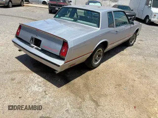 1986 Chevrolet Monte Carlo Sport с VIN 1G1GZ37G3GR118888, выставлен на аукционе Copart как лот 62009405 с пробегом 53 104 миль миль и Чистый • Clean title. История ставок и продаж доступна на DreamBid. Изображение 4.