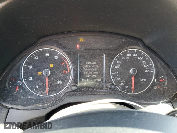 2013 Audi Q5 Premium with VIN WA1CFAFP4DA059729, listed as a Copart auction lot 47842945 with 115,248 mi miles and Salvage Title. Bid and sale history available at carsss.com. Image 9.