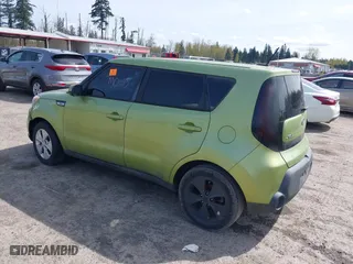 2015 Kia Soul with VIN KNDJN2A21F7792497, listed as a IAAI auction lot 42009828 with 1 mi miles. Bid and sale history available at carsss.com. Image 3.