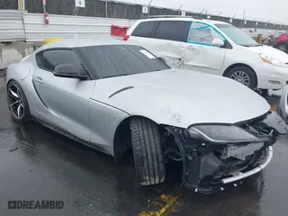2020 Toyota GR Supra 3.0 with VIN WZ1DB4C06LW023770, listed as a IAAI auction lot 41563103 with 43,772 mi miles. Bid and sale history available at carsss.com. Image 1.