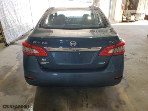 2014 Nissan Sentra S with VIN 3N1AB7AP9EY256205, listed as a Copart auction lot 50933615 with 60,457 mi miles and Salvage Title. Bid and sale history available at carsss.com. Image 6.