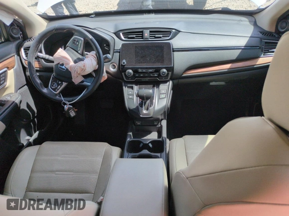 2021 Honda CR-V EX-L with VIN 5J6RW2H83MA002430, listed as a Copart auction lot 53697505 with 26,871 mi miles and Salvage Title. Bid and sale history available at DreamBid. Image 8.