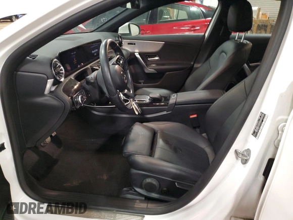2022 Mercedes-Benz A 220 with VIN W1K3G4FB7NJ372242, listed as a Copart auction lot 44245955 with 44,009 mi miles and Salvage Title. Bid and sale history available at DreamBid. Image 7.
