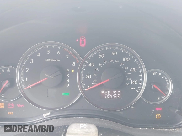 2009 Subaru Outback Limited with VIN 4S4BP66C097323425, listed as a IAAI auction lot 42382843 with 169,344 mi miles and . Bid and sale history available at DreamBid. Image 7.