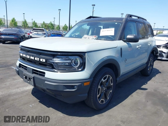 2022 Ford Bronco Sport Outer Banks с VIN 3FMCR9C69NRD30021, выставлен на аукционе IAAI как лот 42378939 с пробегом 60 862 миль миль и . История ставок и продаж доступна на DreamBid. Изображение 18.