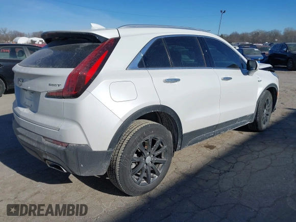 2022 Cadillac XT4 AWD Luxury with VIN 1GYFZBR42NF170554, listed as a IAAI auction lot 41409705 with 38,727 mi miles and . Bid and sale history available at carsss.com. Image 4.