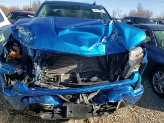 2022 Chevrolet Silverado 1500 Custom with VIN 3GCPDBEK0NG526415, listed as a Copart auction lot 84679614 with 55,104 mi miles and Salvage Title. Bid and sale history available at carsss.com. Image 10.