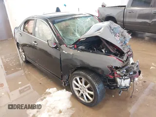 2006 Acura TSX with VIN JH4CL96876C026722, listed as a IAAI auction lot 41249883 with 1 mi miles. Bid and sale history available at carsss.com. Image 1.