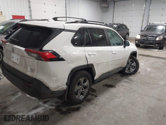 2024 Toyota RAV4 XLE with VIN 2T3P1RFV9RW488635, listed as a IAAI auction lot 41719200 with 6,175 mi miles. Bid and sale history available at carsss.com. Image 4.