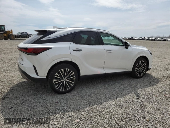 2023 Lexus RX with VIN 2T2BAMCA0PC024960, listed as a Copart auction lot 50072655 with 15,149 mi miles and Salvage Title. Bid and sale history available at carsss.com. Image 3.