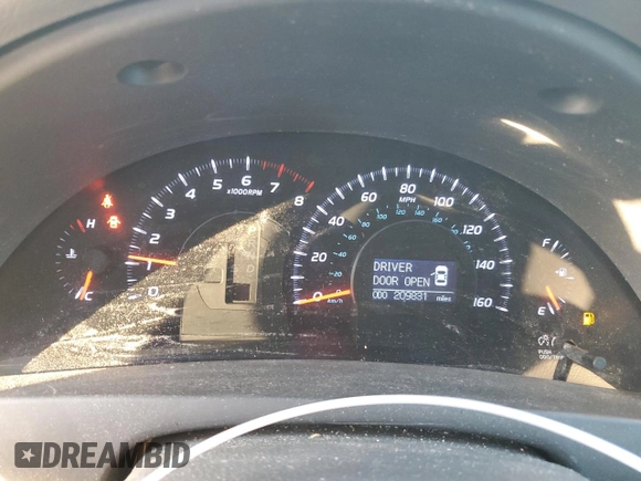 2011 Toyota Camry LE with VIN 4T1BK3EK6BU625573, listed as a Copart auction lot 44338055 with 209,831 mi miles and Salvage Title. Bid and sale history available at carsss.com. Image 9.