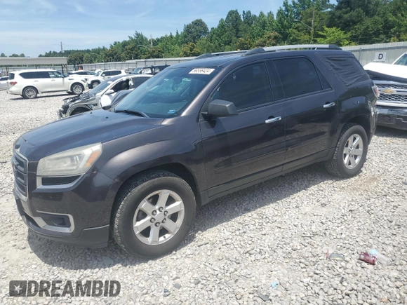 2013 GMC Acadia SLE with VIN 1GKKRNED9DJ191431, listed as a Copart auction lot 58556424 with 179,775 mi miles and Clean Title. Bid and sale history available at carsss.com. Image 1.
