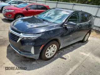 2022 Chevrolet Equinox LT с VIN 3GNAXKEV8NL222674, выставлен на аукционе Copart как лот 64239575 с пробегом 49 083 миль миль и Списание • Salvage title. История ставок и продаж доступна на DreamBid. Изображение 1.