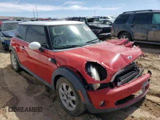 2008 MINI Hardtop with VIN WMWMF335X8TU64882, listed as a Copart auction lot 45422064 with Not provided miles and Salvage title. Bid and sale history available at DreamBid. Image 1.