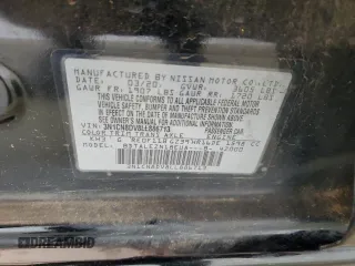 2020 Nissan Versa S with VIN 3N1CN8DV8LL886713, listed as a Copart auction lot 53907045 with 124,968 mi miles and Clean Title. Bid and sale history available at DreamBid. Image 12.