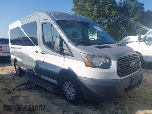 2017 Ford Transit Passenger XL with VIN 1FBZX2CM7HKB08794, listed as a IAAI auction lot 42312072 with 42,676 mi miles and . Bid and sale history available at DreamBid. Image 1.