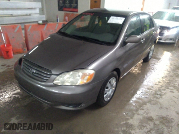 2004 Toyota Corolla CE with VIN 1NXBR32E14Z204650, listed as a IAAI auction lot 41710452 with 168,099 mi miles. Bid and sale history available at carsss.com. Image 17.