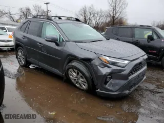 2023 Toyota RAV4 XLE Premium with VIN 2T3A1RFV7PC350144, listed as a Copart auction lot 50317175 with 46,130 mi miles and Salvage Title. Bid and sale history available at carsss.com. Image 4.