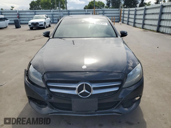 2017 Mercedes-Benz C 300 with VIN 55SWF4JB8HU207344, listed as a Copart auction lot 62652345 with 134,618 mi miles and Clean title. Bid and sale history available at DreamBid. Image 5.