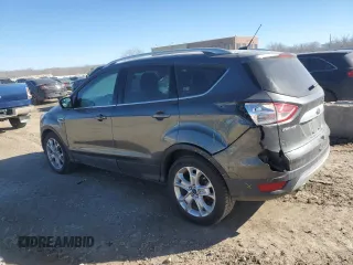 2016 Ford Escape Titanium with VIN 1FMCU0J97GUB47252, listed as a Copart auction lot 47133925 with 166,614 mi miles and Salvage Title. Bid and sale history available at carsss.com. Image 2.